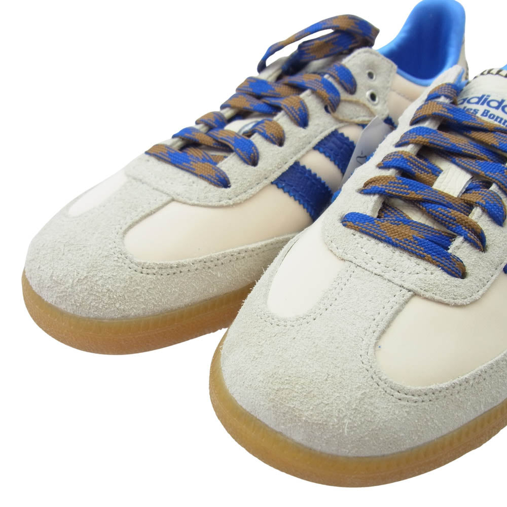 adidas アディダス IH7756 Wales Bonner ウェールズ・ボナー Nylon Samba ナイロン サンバ ローカット スニーカー ブルー系 ベージュ系 26.5cm【新古品】【未使用】【中古】