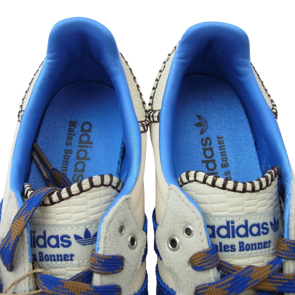 adidas アディダス IH7756 Wales Bonner ウェールズ・ボナー Nylon Samba ナイロン サンバ ローカット スニーカー ブルー系 ベージュ系 26.5cm【新古品】【未使用】【中古】