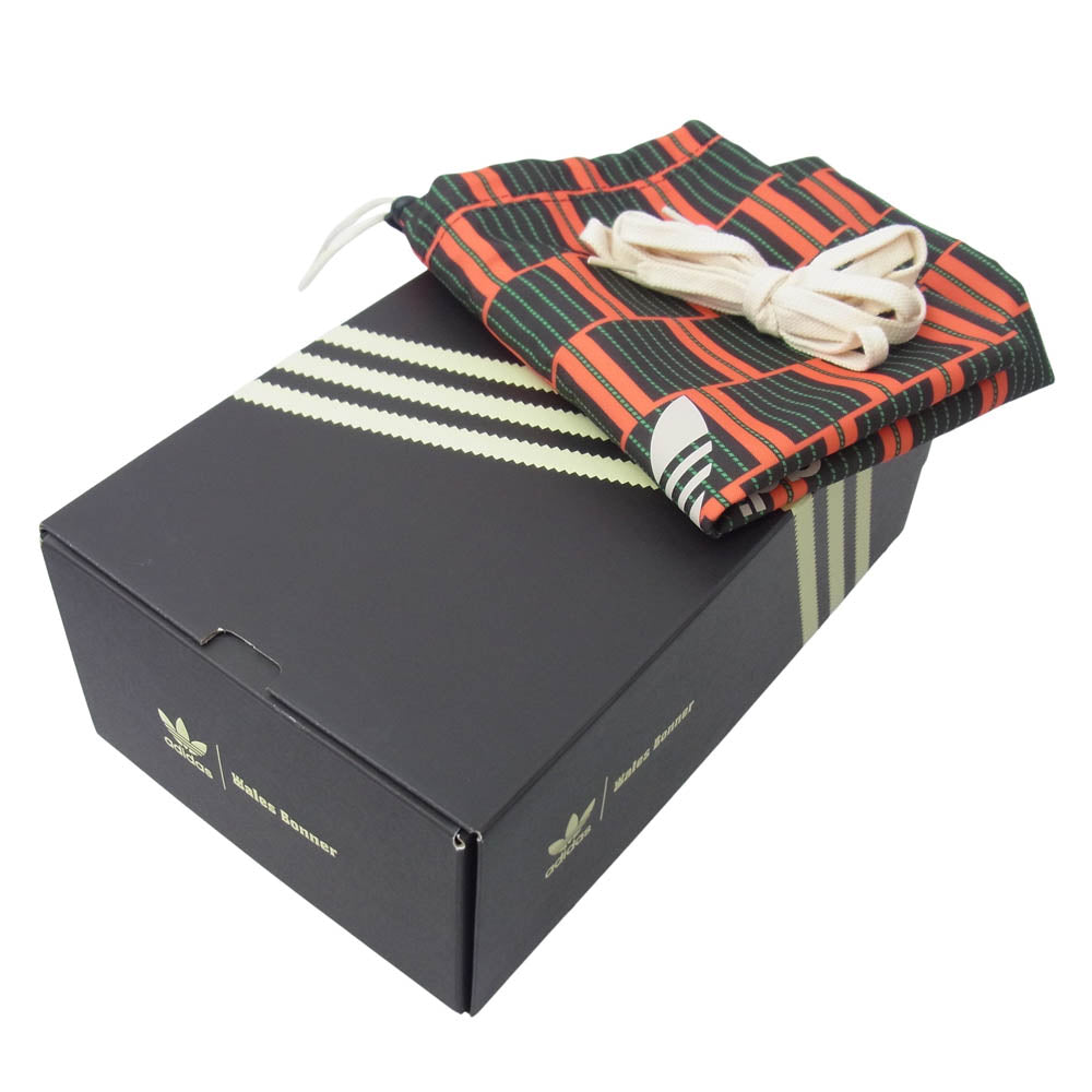 adidas アディダス IH7756 Wales Bonner ウェールズ・ボナー Nylon Samba ナイロン サンバ ローカット スニーカー ブルー系 ベージュ系 26.5cm【新古品】【未使用】【中古】