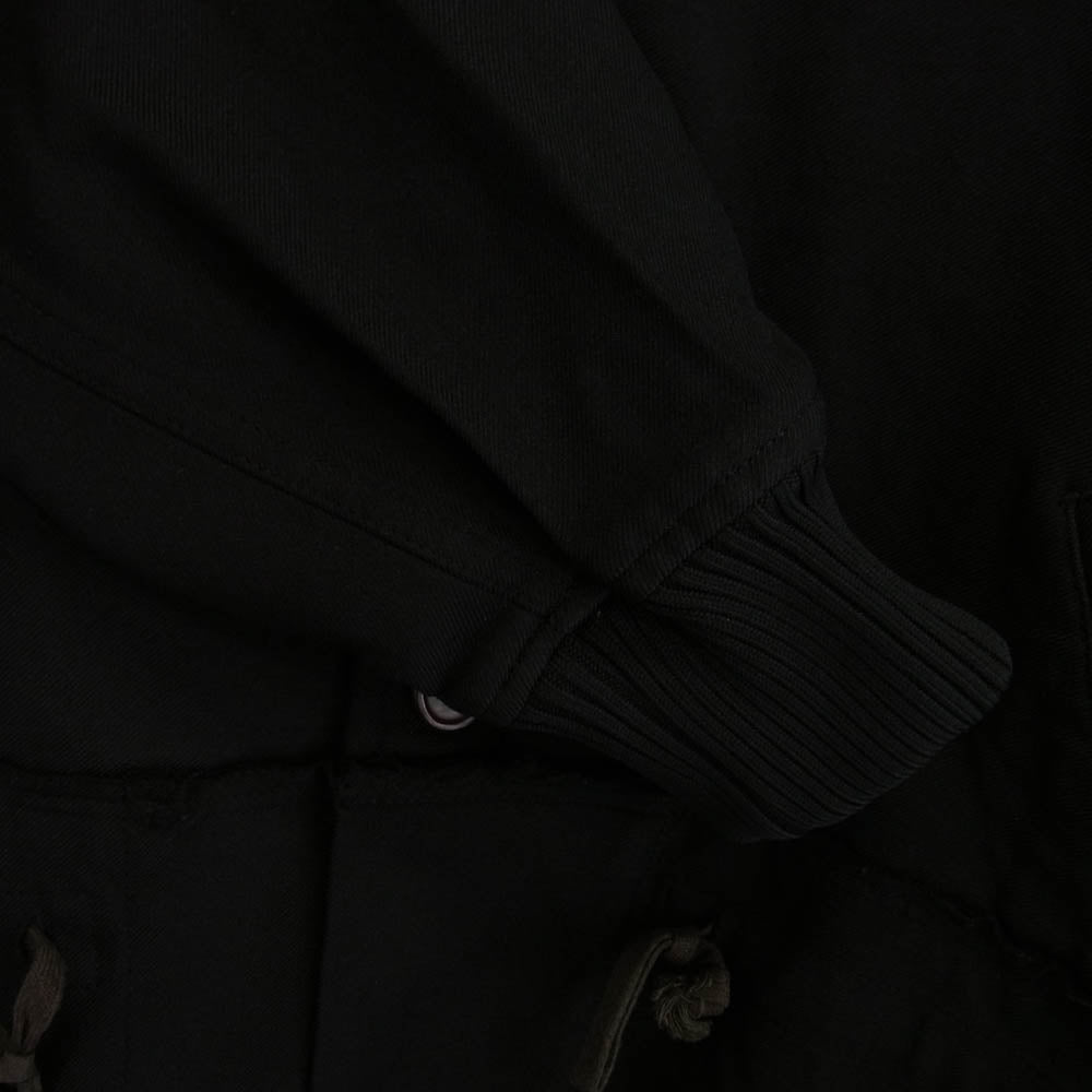 COMME des GARCONS HOMME PLUS コムデギャルソンオムプリュス 13AW PL-J110 The Tree of Youth期 ポリ縮絨 バック刺繍 フィッシュテール コート ブラック系 S【中古】