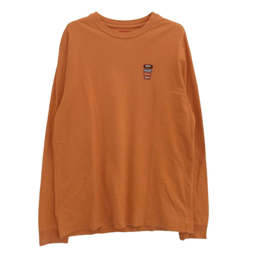 Supreme シュプリーム 22SS Precision L/S Top プレシジョン ロングスリーブ 長袖 Tシャツ オレンジ系 M【中古】