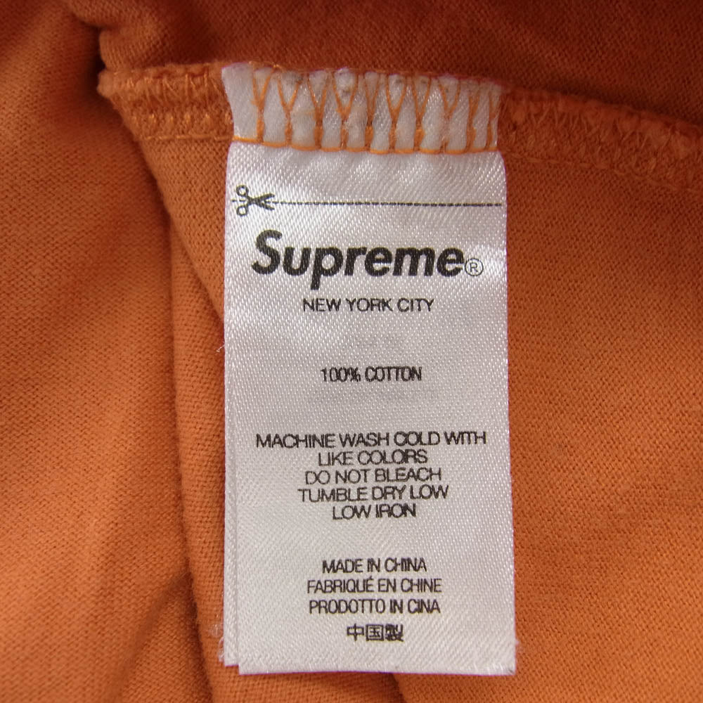 Supreme シュプリーム 22SS Precision L/S Top プレシジョン ロングスリーブ 長袖 Tシャツ オレンジ系 M【中古】