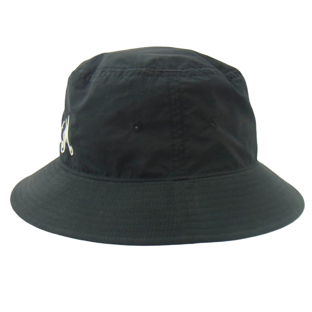 SAINT MICHAEL セントマイケル SM-S23-0000-074 BUCKET HAT SAINT M ロゴ刺繍 バケットハット 帽子 ブラック系 O/S【中古】