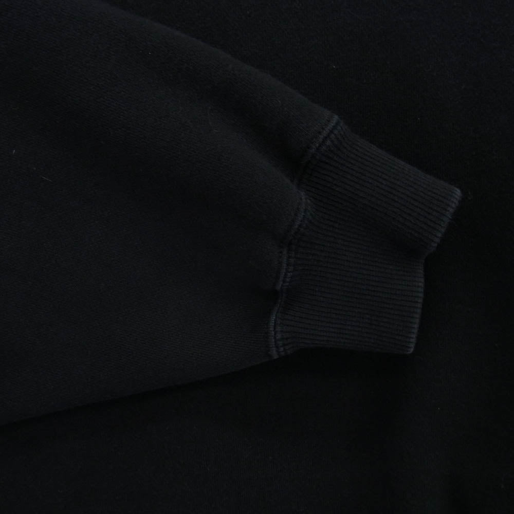 WTAPS ダブルタップス C8-X016 Champion チャンピオン ACADEMY CREW NECK アカデミー ロゴ刺繍 クルーネック スウェット トレーナー ブラック系 L【中古】