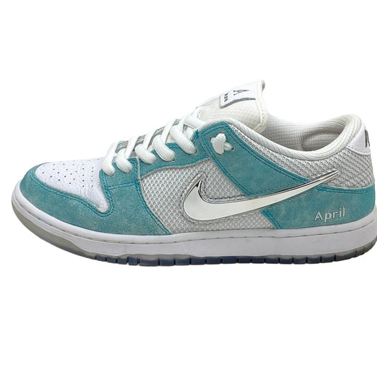 NIKE ナイキ FD2562-400 APRIL SKATEBOARDS SB DUNK LOW PRO QS ダンクロー プロ スニーカー ライトグリーン系 グレー系 27.5cm【中古】