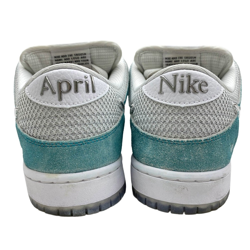 NIKE ナイキ FD2562-400 APRIL SKATEBOARDS SB DUNK LOW PRO QS ダンクロー プロ スニーカー ライトグリーン系 グレー系 27.5cm【中古】