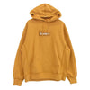 Supreme シュプリーム 21AW Box Logo Hooded Sweatshirt ボックスロゴ フーデッド スウェットシャツ パーカー イエロー系 M【中古】