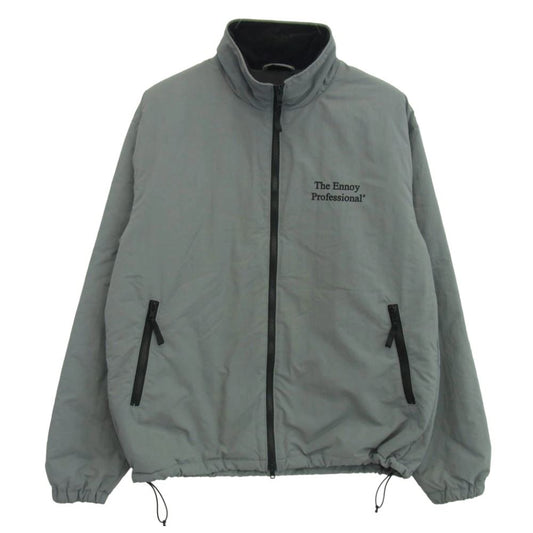 The Ennoy Professional ザ エンノイ プロフェッショナル 23AW AW23BRENJK03LP NYLON PADDED JACKET ナイロンパデッド 中綿 ジャケット グレー系 M【中古】