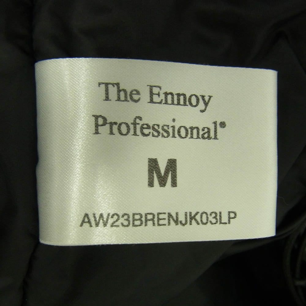 The Ennoy Professional ザ エンノイ プロフェッショナル 23AW AW23BRENJK03LP NYLON PADDED JACKET ナイロンパデッド 中綿 ジャケット グレー系 M【中古】