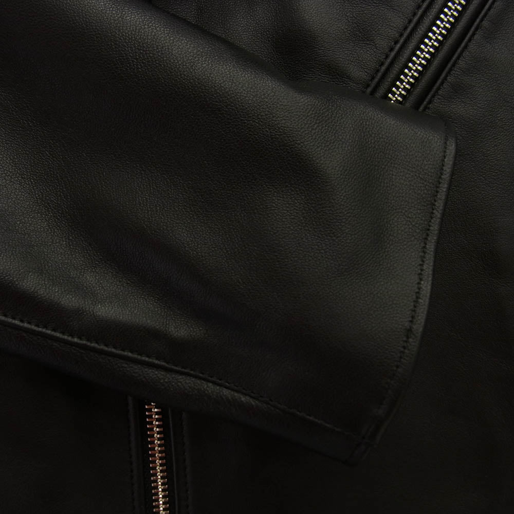 リドム L17SS-22 ラムレザー ダブルライダースジャケット ブラック系 S【中古】