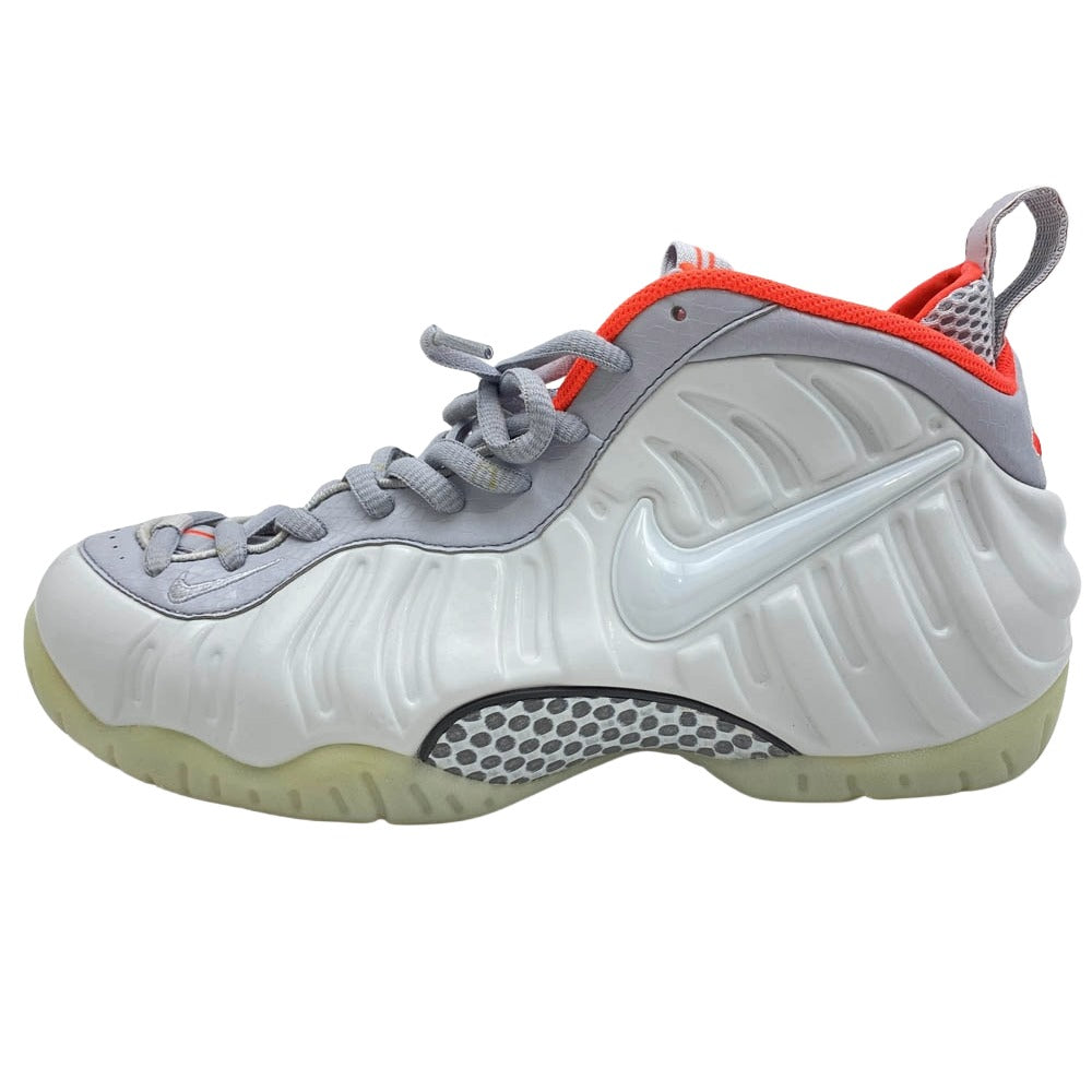 NIKE ナイキ 616750-003 Air Foamposite Pro Pure Platinum エア フォームポジット プロ ハイカットスニーカー グレー系 27cm【中古】