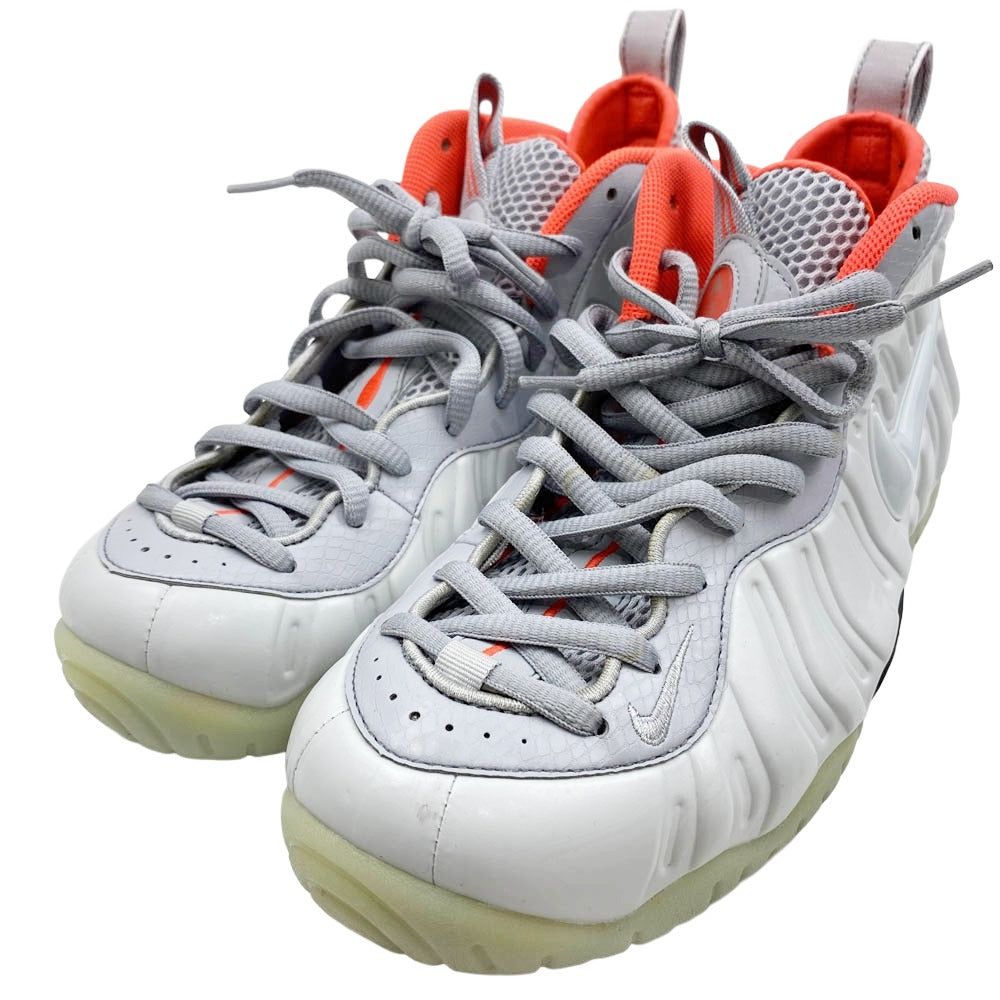 NIKE ナイキ 616750-003 Air Foamposite Pro Pure Platinum エア フォームポジット プロ ハイカットスニーカー グレー系 27cm【中古】
