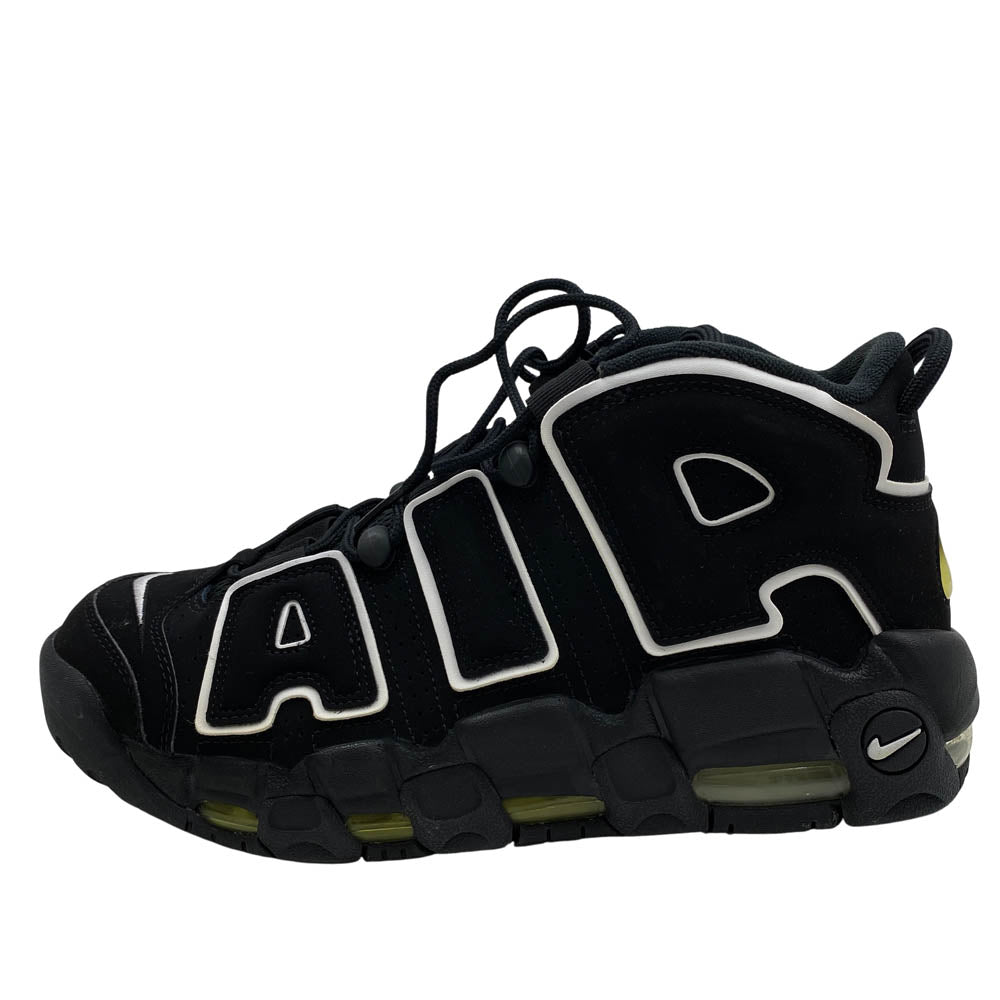 NIKE ナイキ 414962-002 Air More Uptempo Black White エア モア アップテンポ ハイカットスニーカー ブラック系 27cm【美品】【中古】