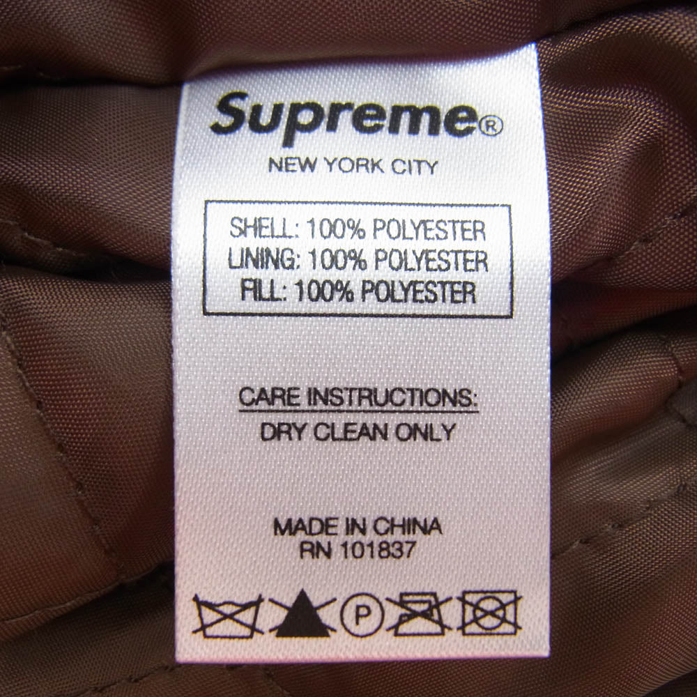 Supreme シュプリーム 18AW Snowflake Toggle Fleece Jacket ノルディック柄 トグルボタン ジップアップ フリースジャケット ブラウン系 S【新古品】【未使用】【中古】