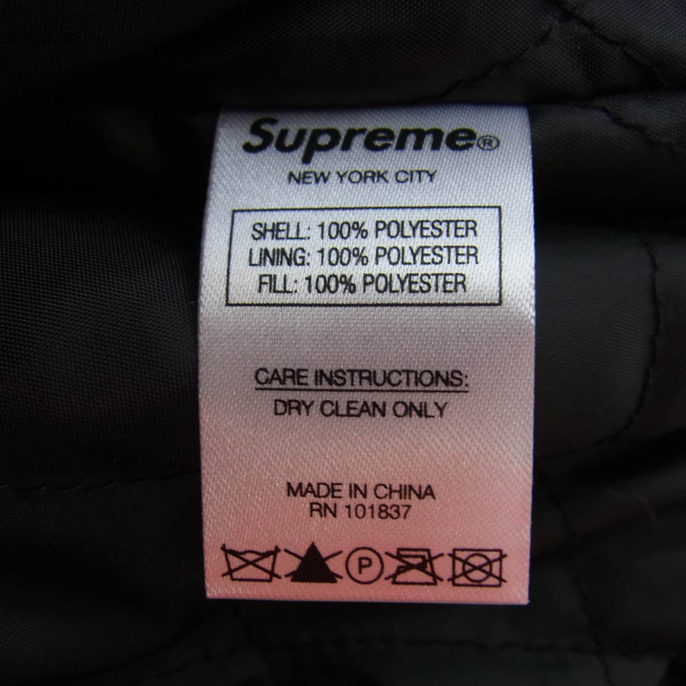 Supreme シュプリーム 18AW Snowflake Toggle Fleece Jacket ノルディック柄 トグルボタン ジップアップ フリースジャケット ブラック系 S【新古品】【未使用】【中古】