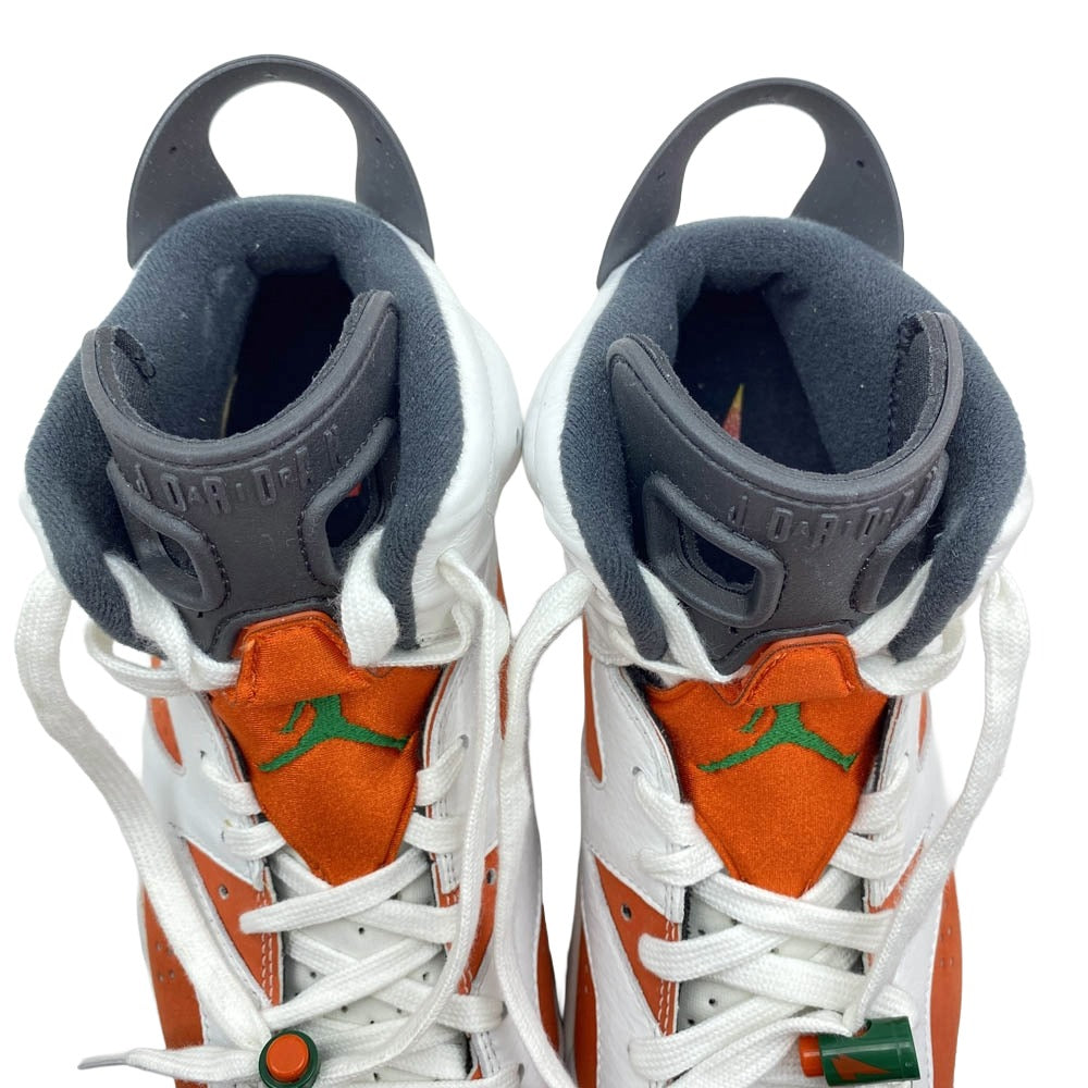 NIKE ナイキ 384664-145 Air Jordan 6 Retro Gatorade Like Mike White エアジョーダン6 レトロ ハイカットスニーカー ホワイト系 オレンジ系 26.5cm【極上美品】【中古】