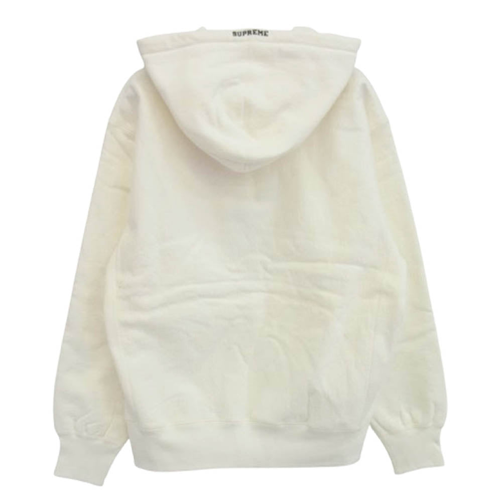 Supreme シュプリーム 20AW S Logo Hooded Sweatshirt Sロゴ フーデッドスウェットシャツ プルオーバーパーカー ホワイト ホワイト系 S【新古品】【未使用】【中古】