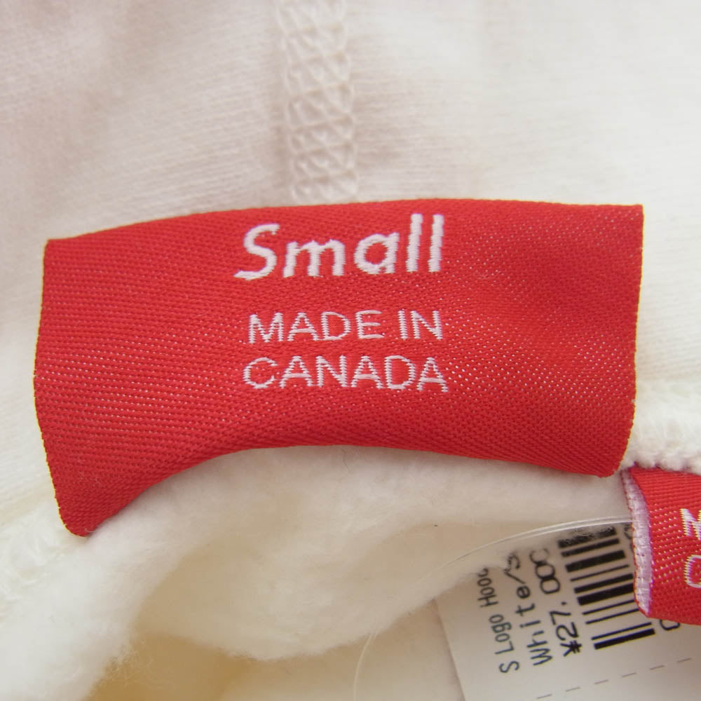Supreme シュプリーム 20AW S Logo Hooded Sweatshirt Sロゴ フーデッドスウェットシャツ プルオーバーパーカー ホワイト ホワイト系 S【新古品】【未使用】【中古】