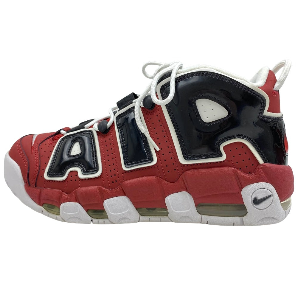 NIKE ナイキ 921948-600 AIR MORE UPTEMPO ’96 VARSITY RED WHITE BLACK エア モア アップテンポ ’96 ハイカットスニーカー ブラック系 レッド系 27cm【美品】【中古】