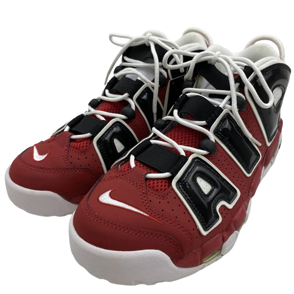 NIKE ナイキ 921948-600 AIR MORE UPTEMPO ’96 VARSITY RED WHITE BLACK エア モア アップテンポ ’96 ハイカットスニーカー ブラック系 レッド系 27cm【美品】【中古】