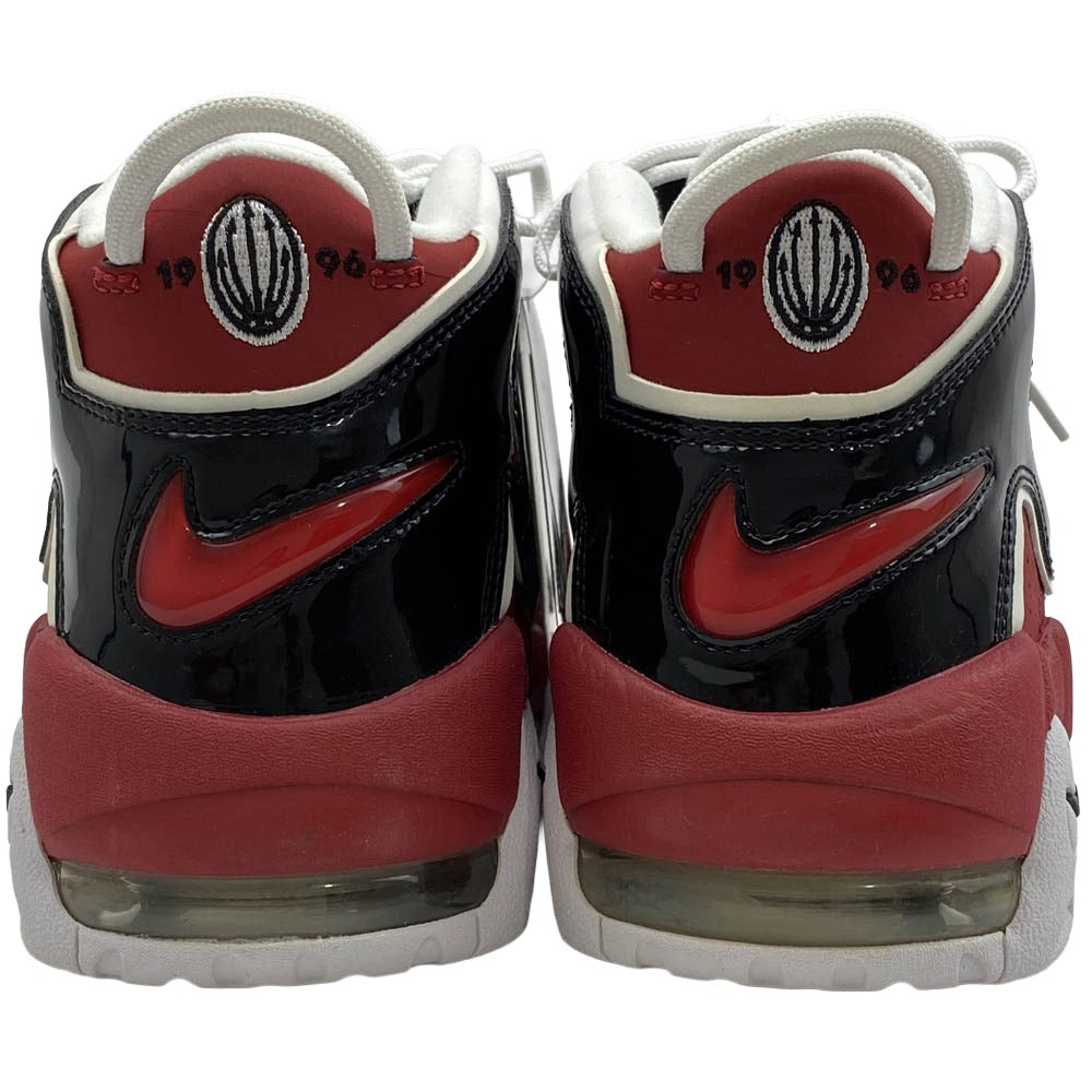 NIKE ナイキ 921948-600 AIR MORE UPTEMPO ’96 VARSITY RED WHITE BLACK エア モア アップテンポ ’96 ハイカットスニーカー ブラック系 レッド系 27cm【美品】【中古】