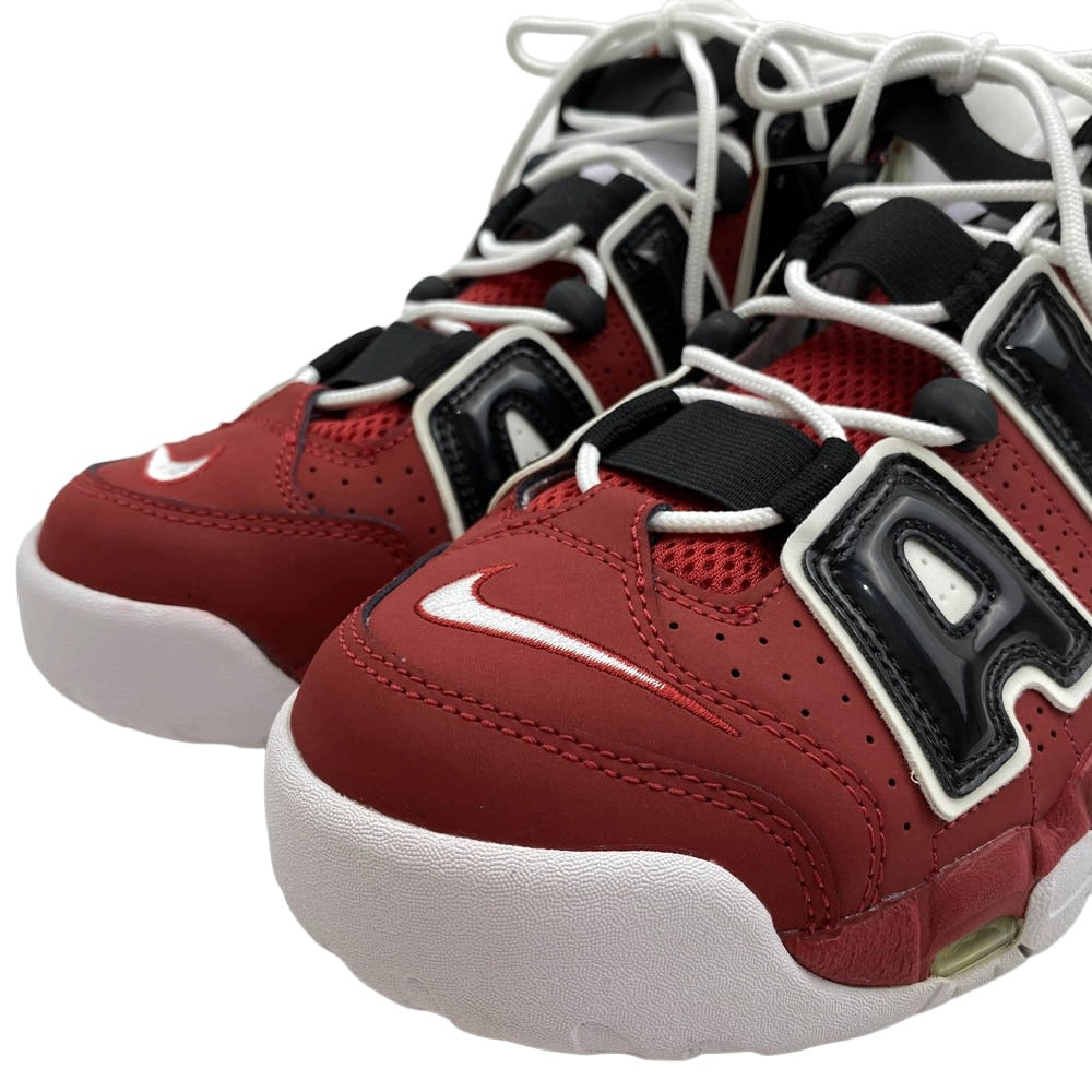 NIKE ナイキ 921948-600 AIR MORE UPTEMPO ’96 VARSITY RED WHITE BLACK エア モア アップテンポ ’96 ハイカットスニーカー ブラック系 レッド系 27cm【美品】【中古】