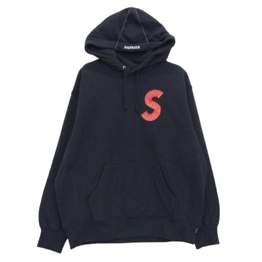 Supreme シュプリーム 20AW S Logo Hooded Sweatshirt Sロゴ フーデッドスウェットシャツ プルオーバーパーカー ネイビー ネイビー系 S【新古品】【未使用】【中古】