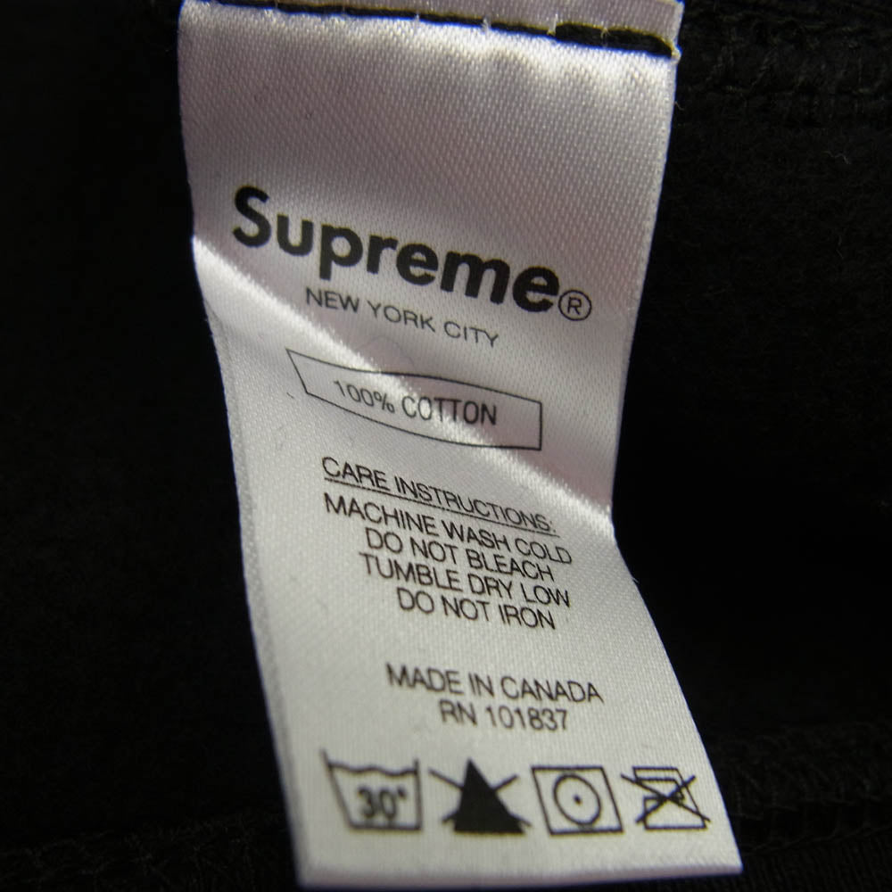 Supreme シュプリーム 20AW S Logo Hooded Sweatshirt Sロゴ フーデッドスウェットシャツ プルオーバーパーカー ブラック ブラック系 S【新古品】【未使用】【中古】
