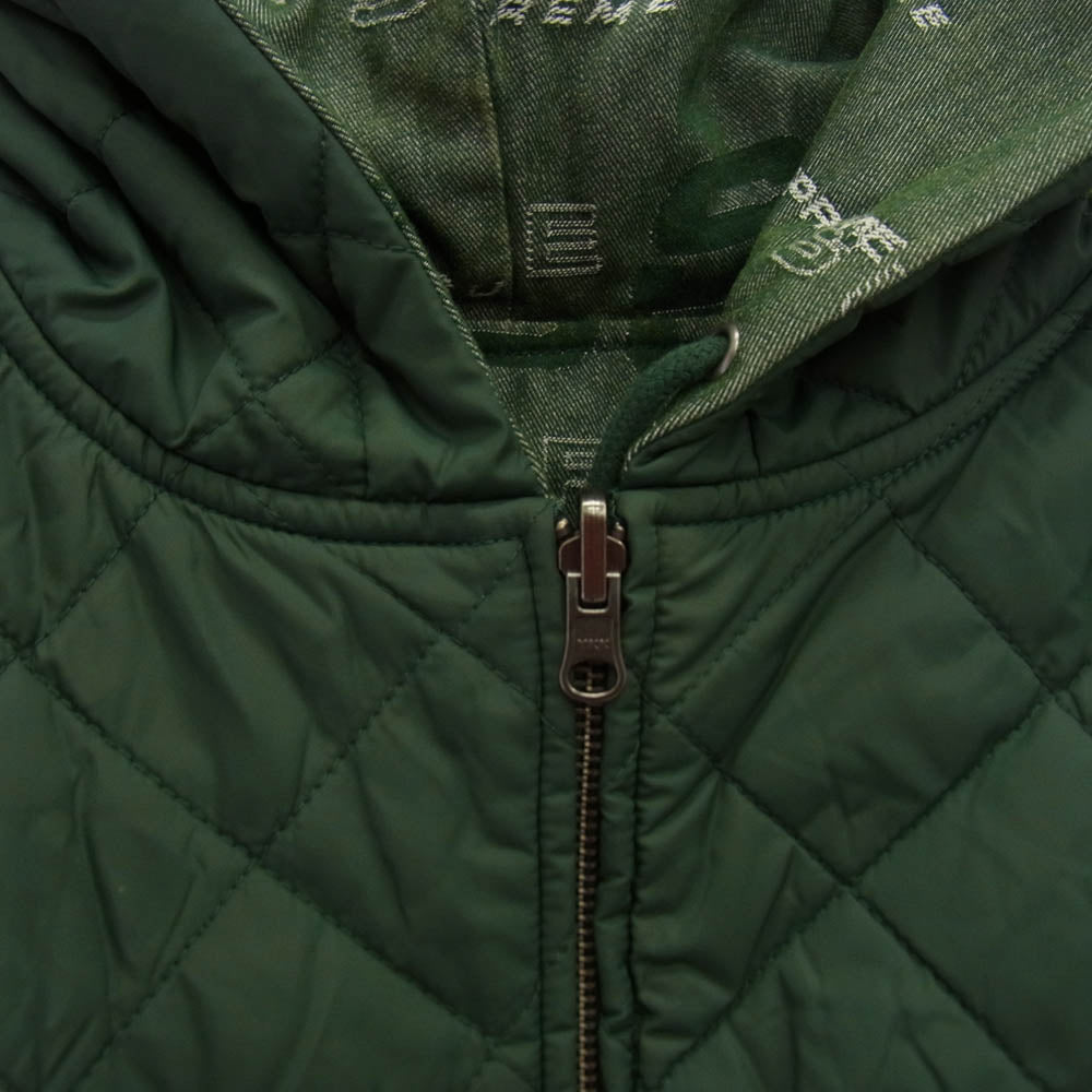 Supreme シュプリーム 19AW Reversible Dimensions Logo Denim Work Jacket リバーシブル ディメンションロゴ デニム ワークジャケット グリーン グリーン系 S【新古品】【未使用】【中古】