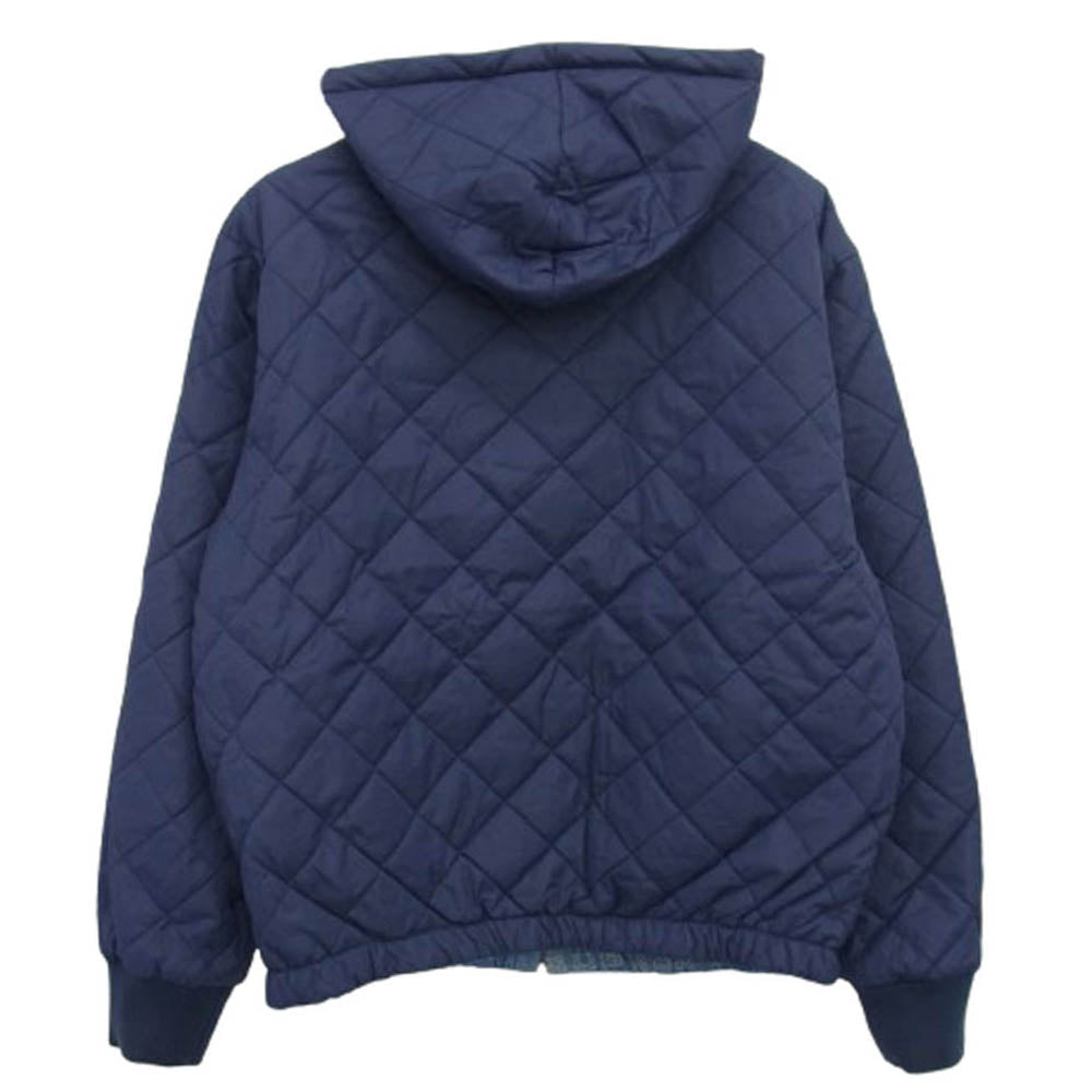 Supreme シュプリーム 19AW Reversible Dimensions Logo Denim Work Jacket リバーシブル ディメンションロゴ デニム ワークジャケット ネイビー インディゴブルー系 S【極上美品】【中古】