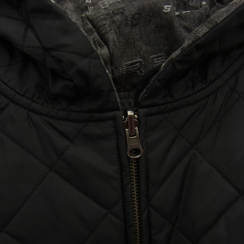 Supreme シュプリーム 19AW Reversible Dimensions Logo Denim Work Jacket リバーシブル ディメンションロゴ デニム ワークジャケット ブラック ブラック系 S【極上美品】【中古】