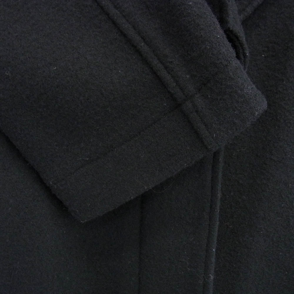 HYSTERIC GLAMOUR ヒステリックグラマー 01173AC03 BAD HYSTERIC刺繍 ウール チェスター ロング コート ブラック系 S【中古】