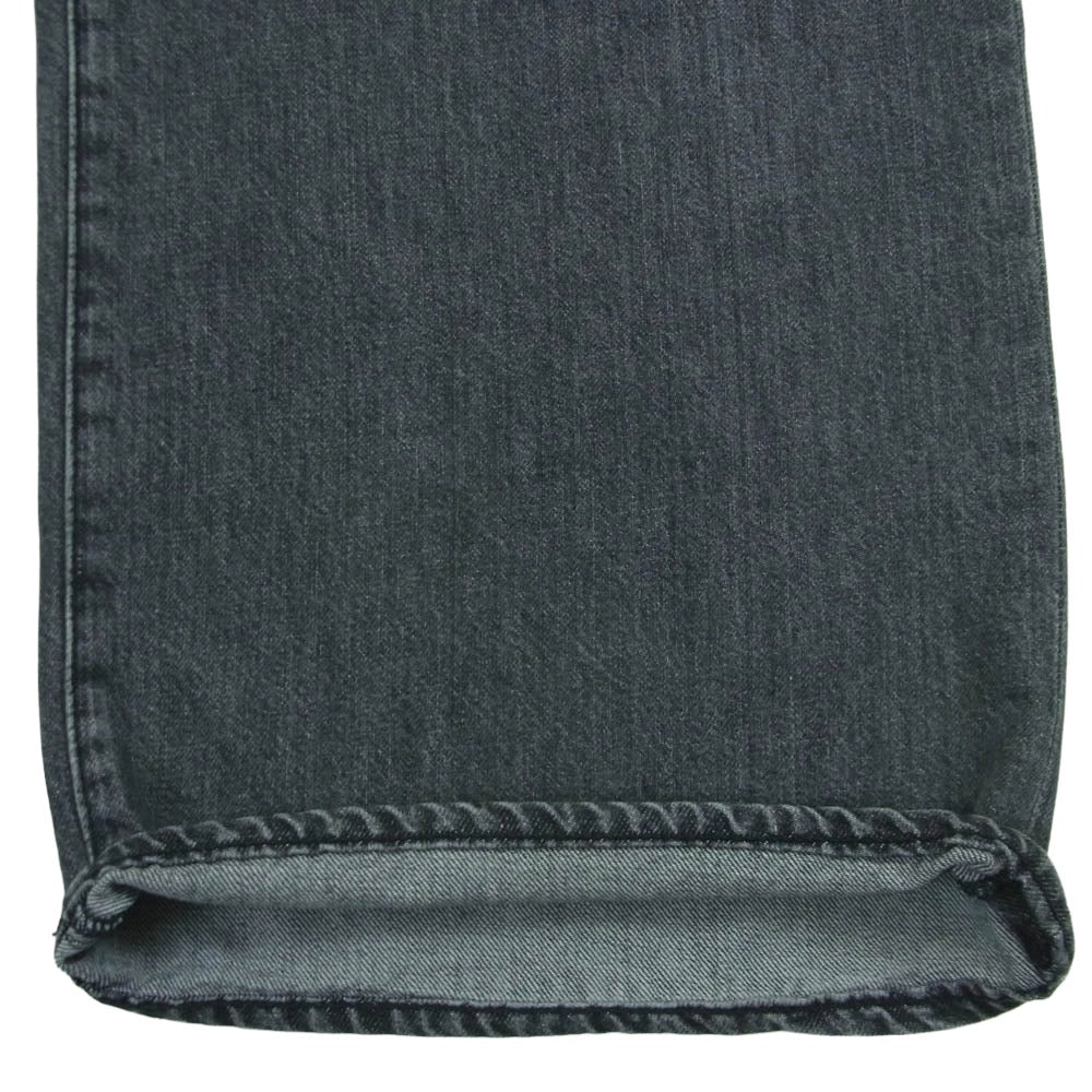 HYSTERIC GLAMOUR ヒステリックグラマー 01243AP07 ワイド デニム パンツ コットン 日本製 グレー系 25【中古】