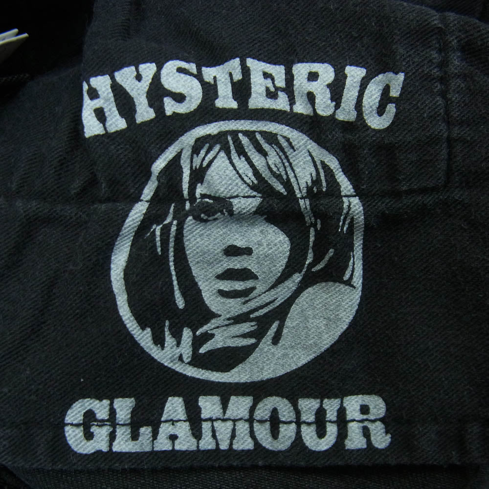 HYSTERIC GLAMOUR ヒステリックグラマー 01233AP03 VIXEN GIRL スキニー ブラック デニム パンツ ブラック系 XS【中古】
