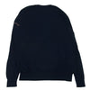 MONCLER モンクレール 510919143900 MAGLIA TRICOT SCOLLO A V ロゴワッペン Vネック ニット セーター ネイビー系 XL【中古】