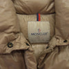 MONCLER モンクレール Z7HJ097 スープリームスタグ ビッグロゴワッペン ショート ダウンジャケット ベージュ系【中古】