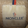 MONCLER モンクレール Z7HJ097 スープリームスタグ ビッグロゴワッペン ショート ダウンジャケット ベージュ系【中古】