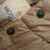 MONCLER モンクレール Z7HJ097 スープリームスタグ ビッグロゴワッペン ショート ダウンジャケット ベージュ系【中古】