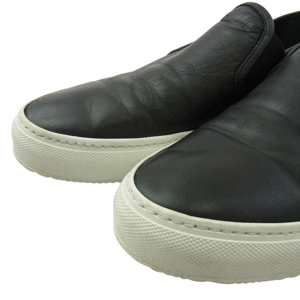 PHILIPPE MODEL フィリップモデル レザー スリッポン シューズ ブラック系 40【中古】