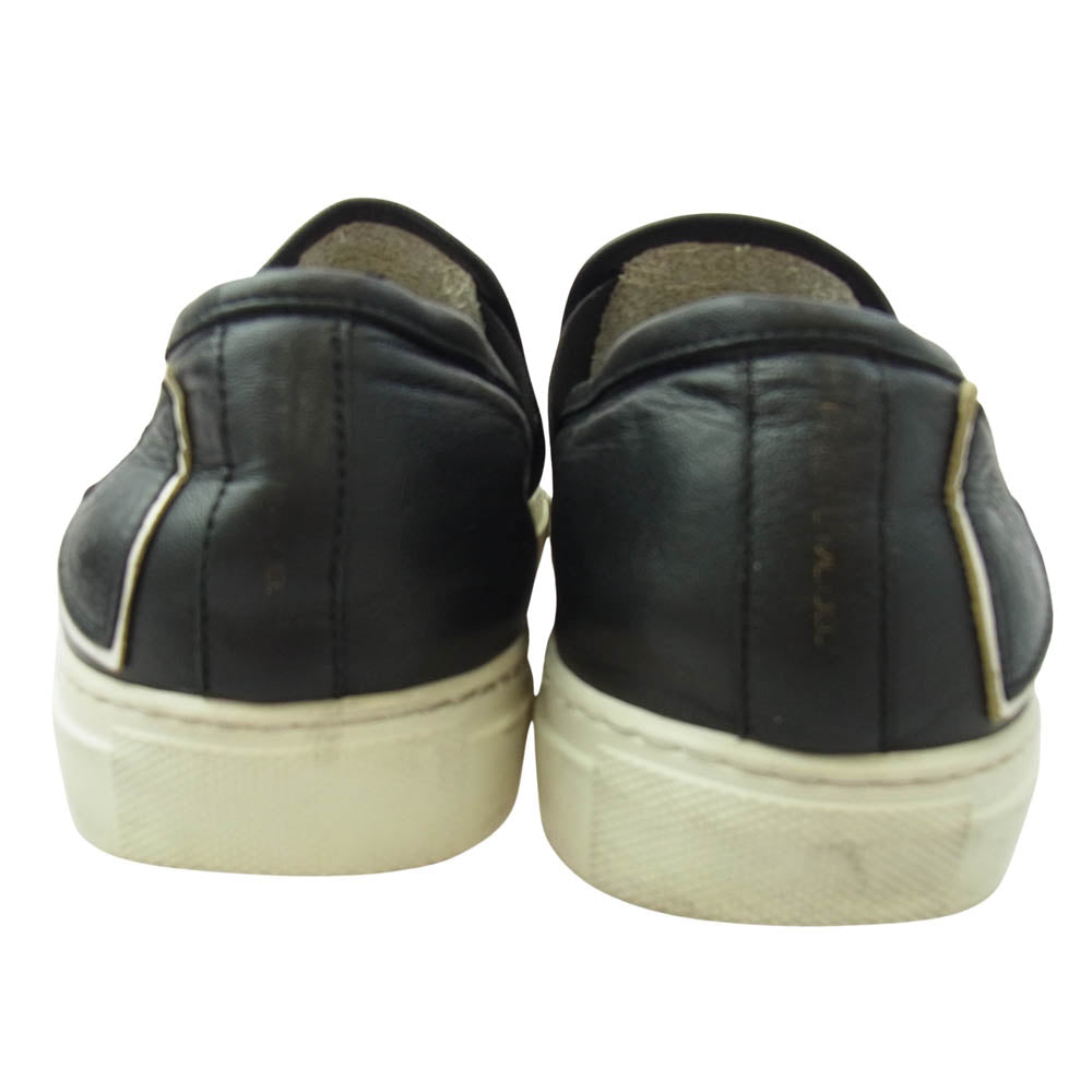 PHILIPPE MODEL フィリップモデル レザー スリッポン シューズ ブラック系 40【中古】