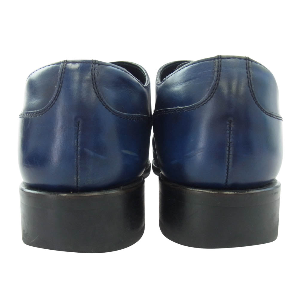 REGAL リーガル リーガル 14GR ダブルモンク レザー シューズ ブルー系 26cm【中古】