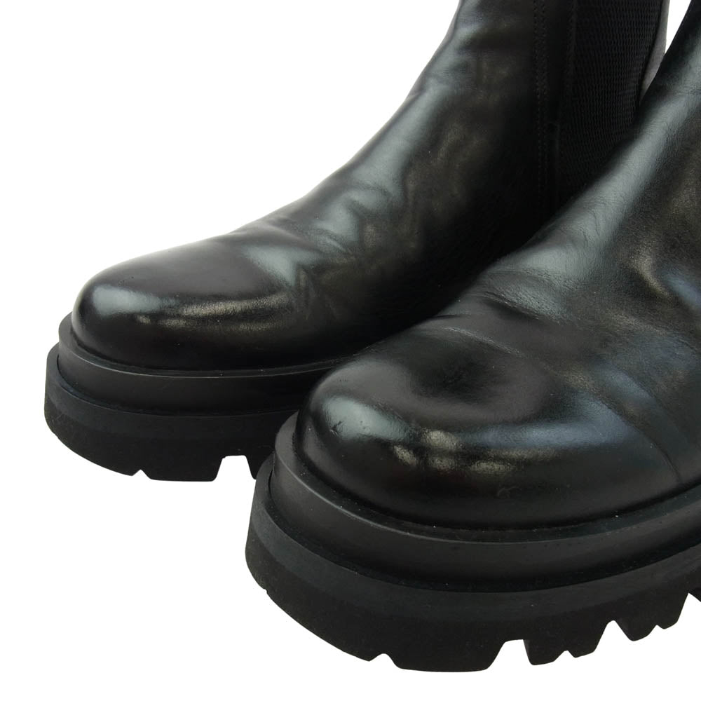 Sergio Rossi セルジオロッシ A91440 セルジオロッシ サイドゴアブーツ ブラック系 7【中古】