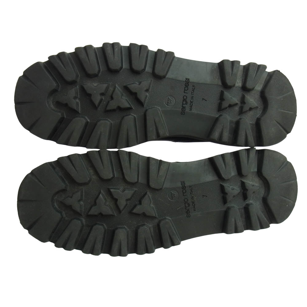 Sergio Rossi セルジオロッシ A91440 セルジオロッシ サイドゴアブーツ ブラック系 7【中古】