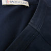 MONCLER モンクレール G10918C7D910 DE CLERMONT Rubber Logo Print MAGLIA T-SHIRT マリア ラバーロゴプリント 半袖 Tシャツ ダークネイビー系 L【中古】