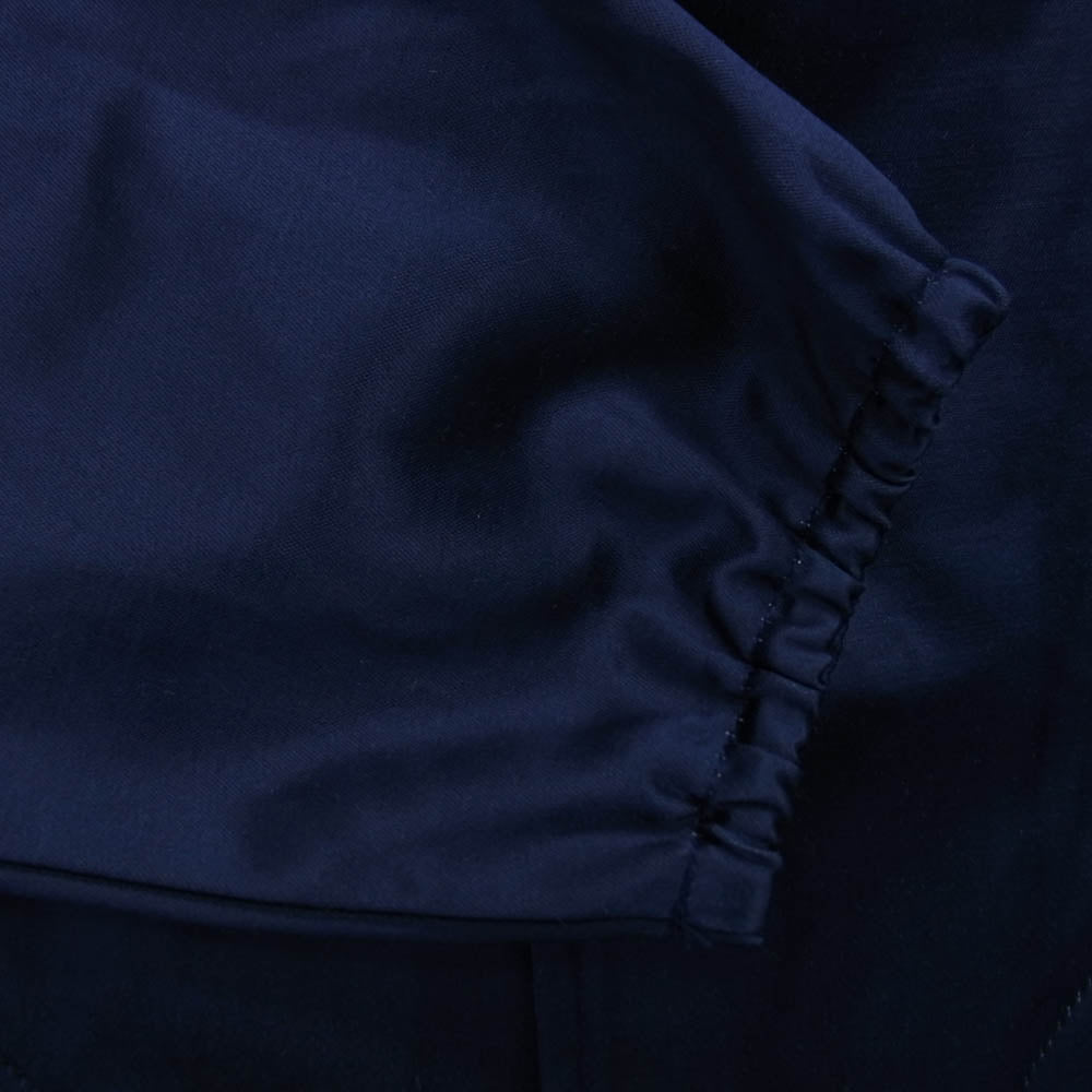 Ron Herman ロンハーマン JOEL'S MIDNIGHT COFFEE BAR ジョエルズミッドナイト コーヒーバー サテン コーチジャケット ネイビー系 XL【中古】