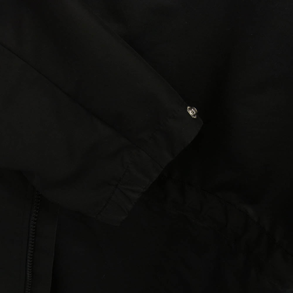 MONCLER モンクレール F10911C70300 ILDUT GIUBBOTTO テープロゴ ナイロン フーデッド コート ブラック系 3【中古】