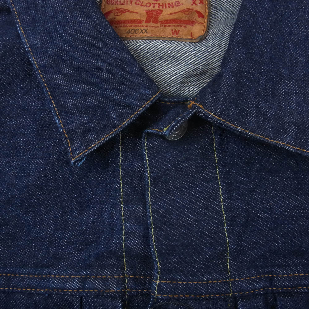 JELADO ジェラード JP94406 406XX 55Denim Jacket 55 加工 デニム ジャケット インディゴブルー系 M【新古品】【未使用】【中古】