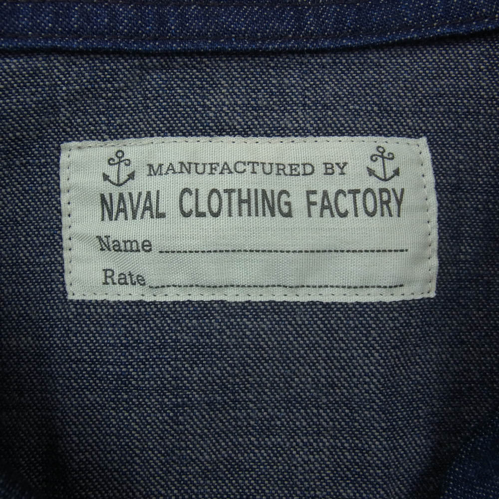 JELADO ジェラード CT12316 U.S.Navy Dungaree Jumper ヘチマ襟 デニム カバーオール ジャケット インディゴブルー系 XXL【新古品】【未使用】【中古】