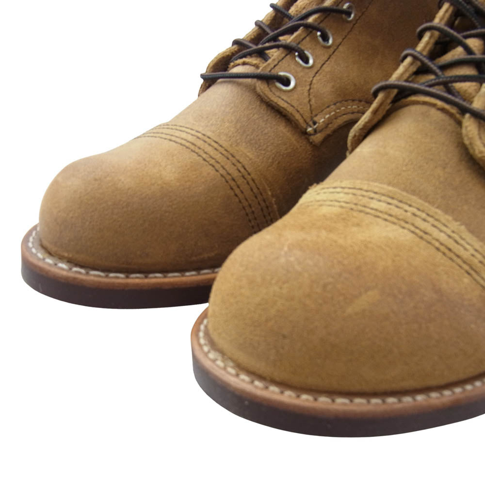 RED WING レッドウィング 8083 IRON RANGER アイアンレンジャー ホーソーン ミュールスキナー ラフアウト ブーツ ブラウン系 US8.5D【新古品】【未使用】【中古】