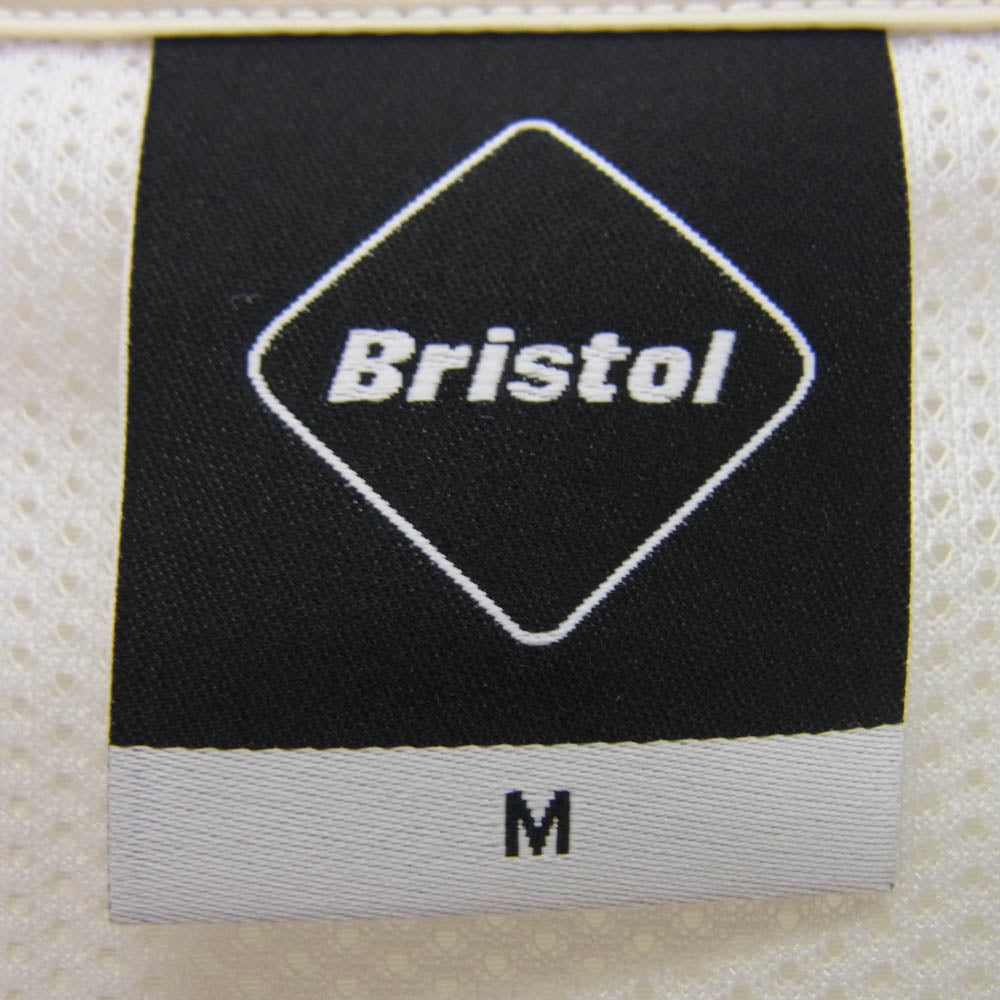 F.C.R.B. エフシーアールビー 25SS FCRB-250009 STAND COLLAR PRACTICE JACKET スタンドカラー プラクティスジャケット ナイロンジャケット オフホワイト系 M【新古品】【未使用】【中古】